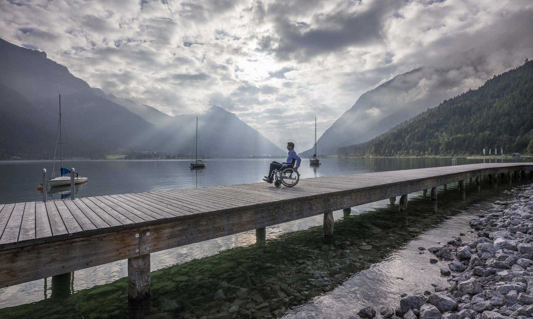 Achensee, Urlaub ohne Handicap, rollstuhlgerecht