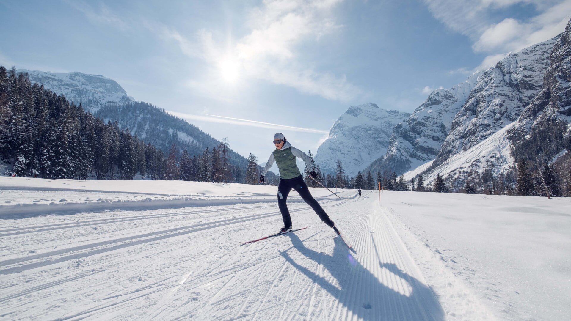 Langlaufen im Falzthurntal /// Cross-country skiing in the Falzthurntal