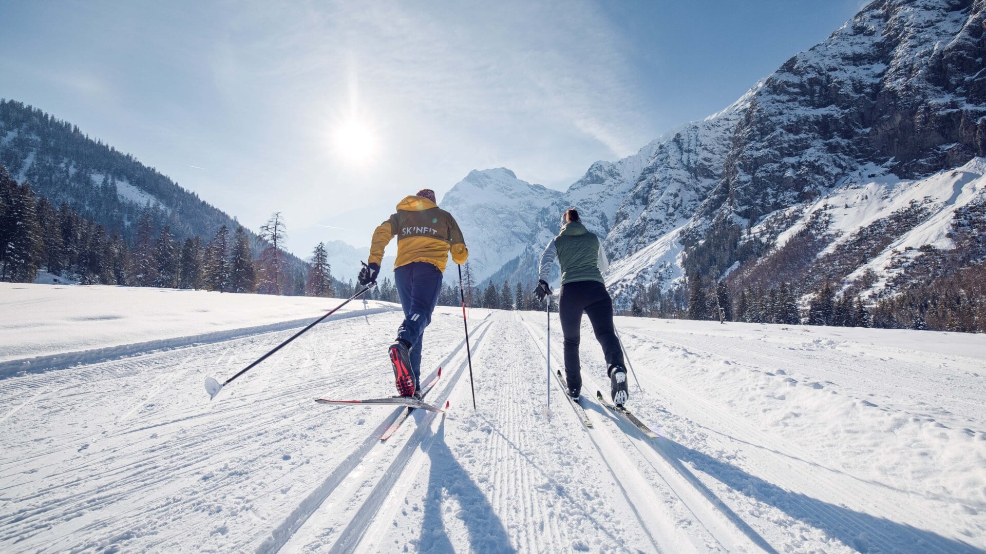 Langlaufen im Falzthurntal /// Cross-country skiing in the Falzthurntal